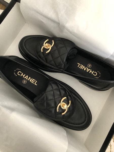 chanel men loafers|chanel black and white loafers.